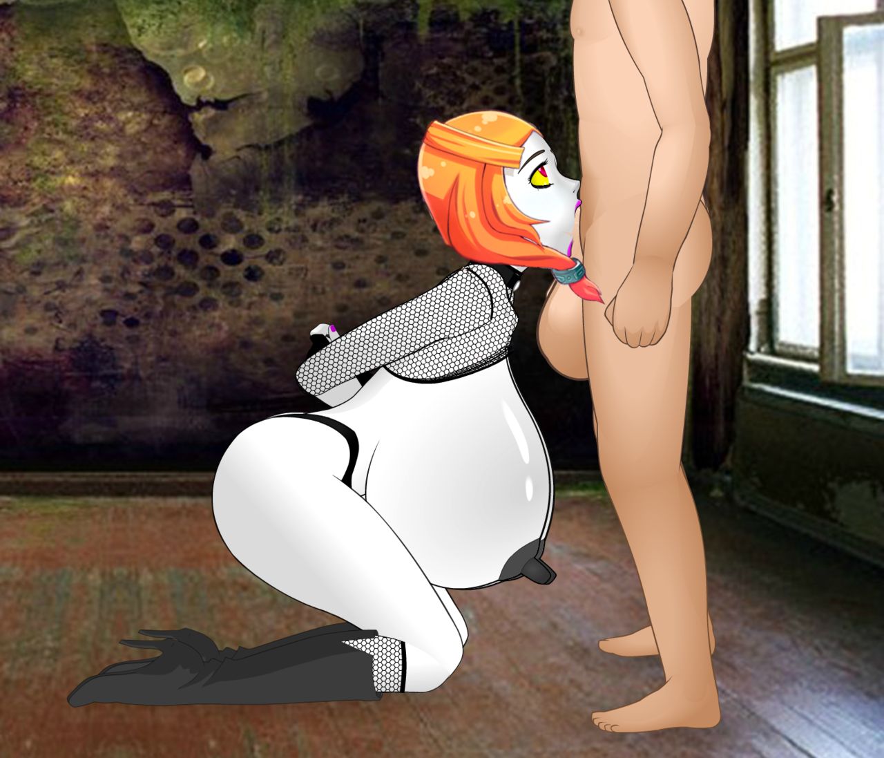 -Dream Blowjob- Super Deepthroat Game: Midna Bukkake page 6 full