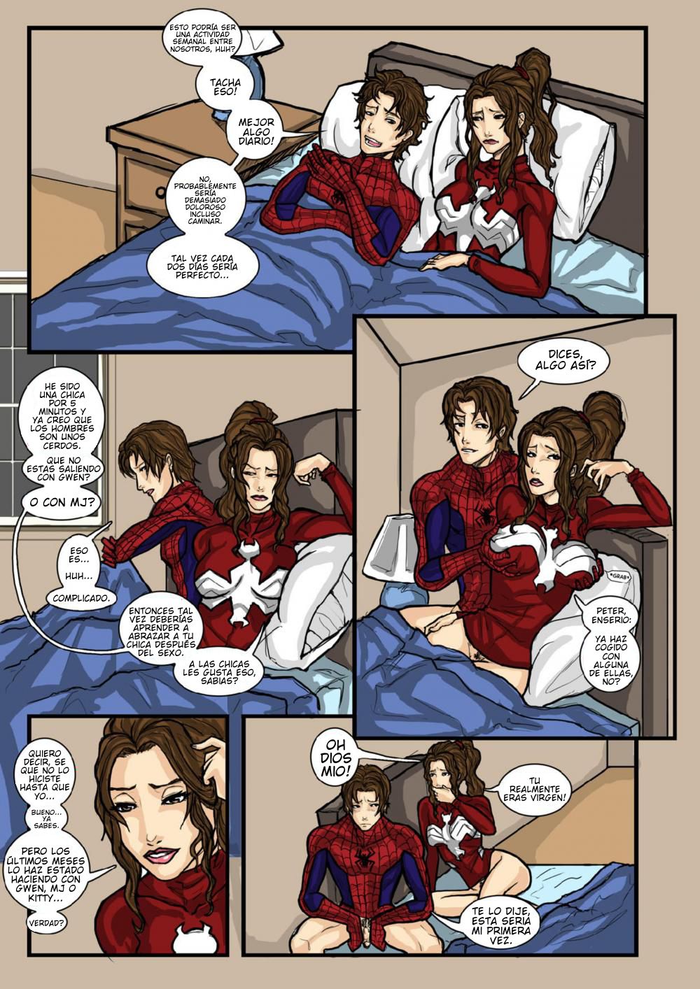 Ultimate Spider-Man XXX 4 - Spidercest - warm kitty, soft kitty page 3 full