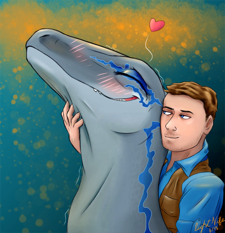 Jurassic World - Chris Pratt and Blue page 1 full
