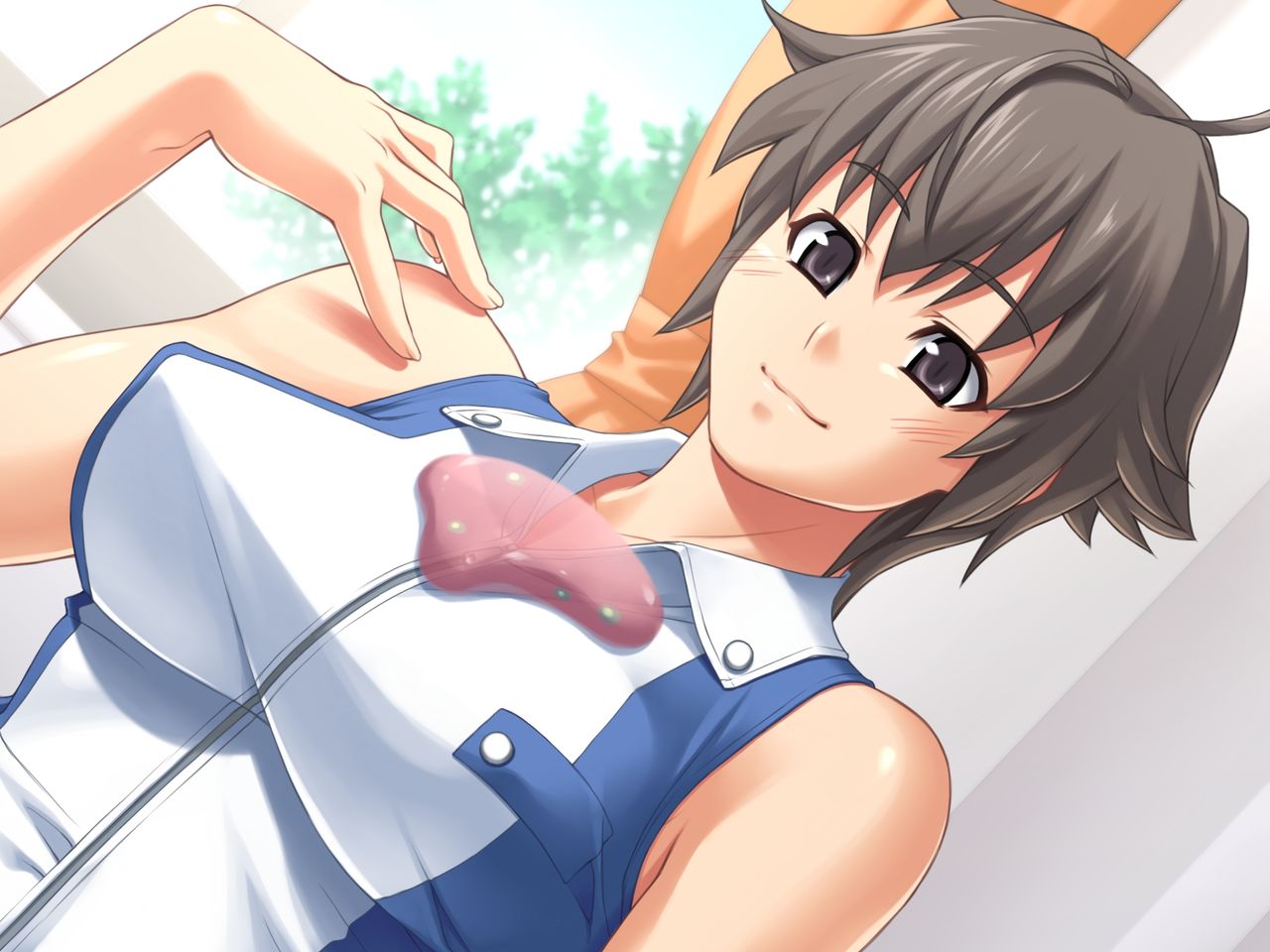 Onnanoko ga Shokushu ni Osowarete Fuku o Tokasareru CG Shuu page 2 full