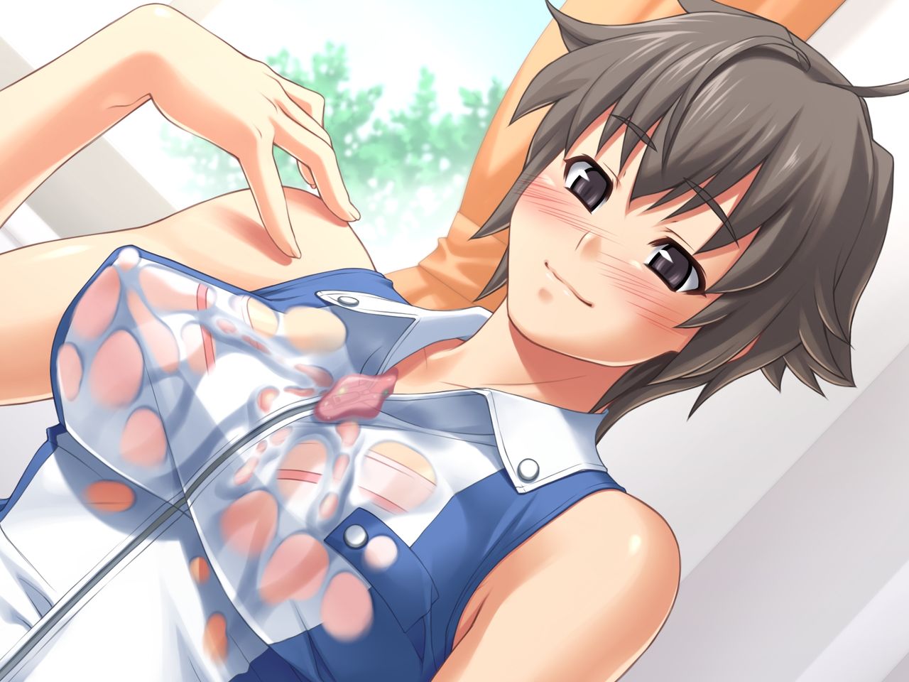 Onnanoko ga Shokushu ni Osowarete Fuku o Tokasareru CG Shuu page 4 full