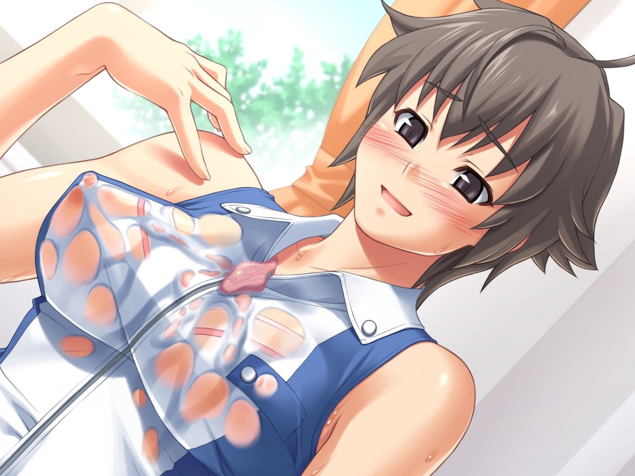 Onnanoko ga Shokushu ni Osowarete Fuku o Tokasareru CG Shuu page 5 full