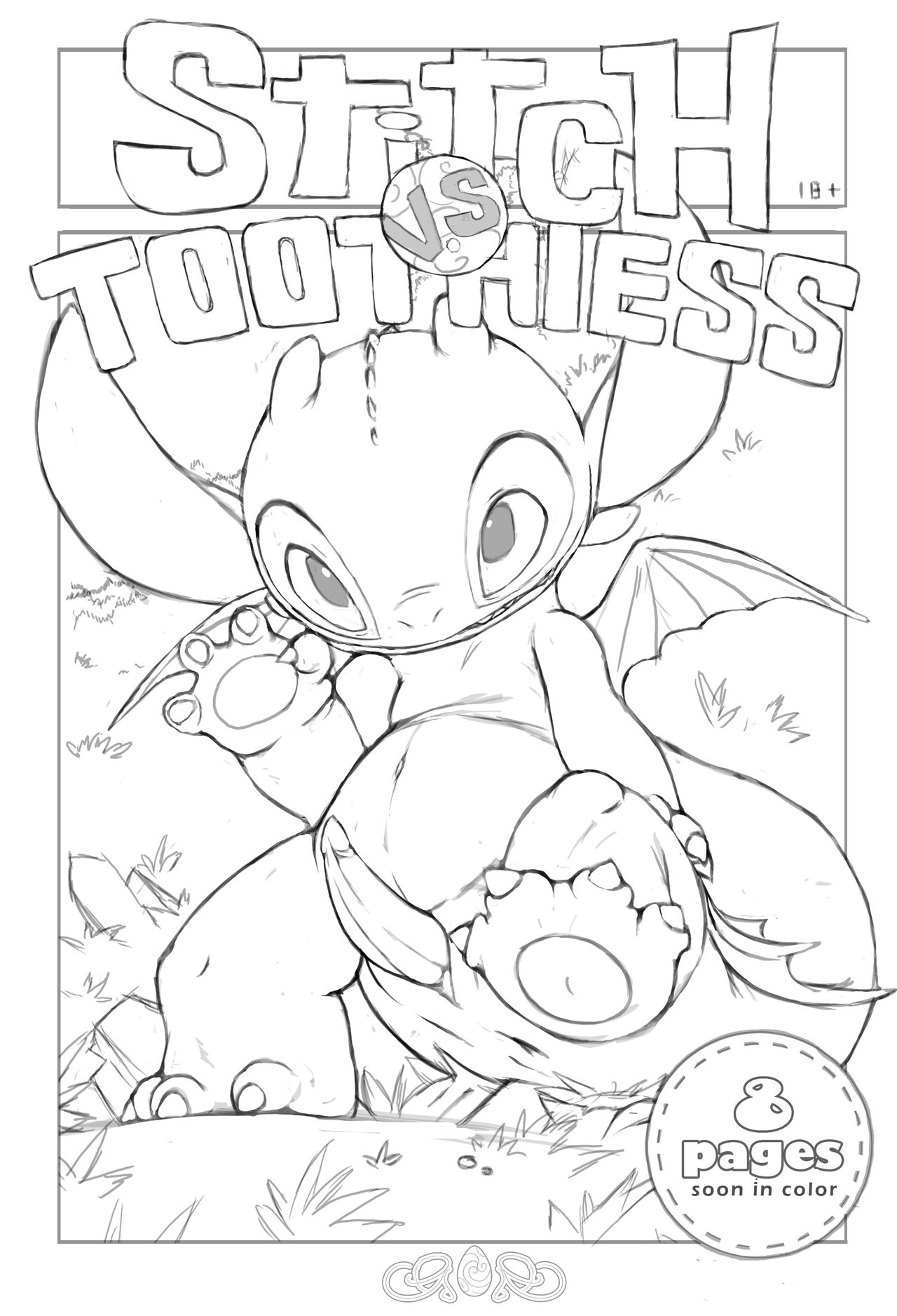 Stitch vs. Toothless page 1 full