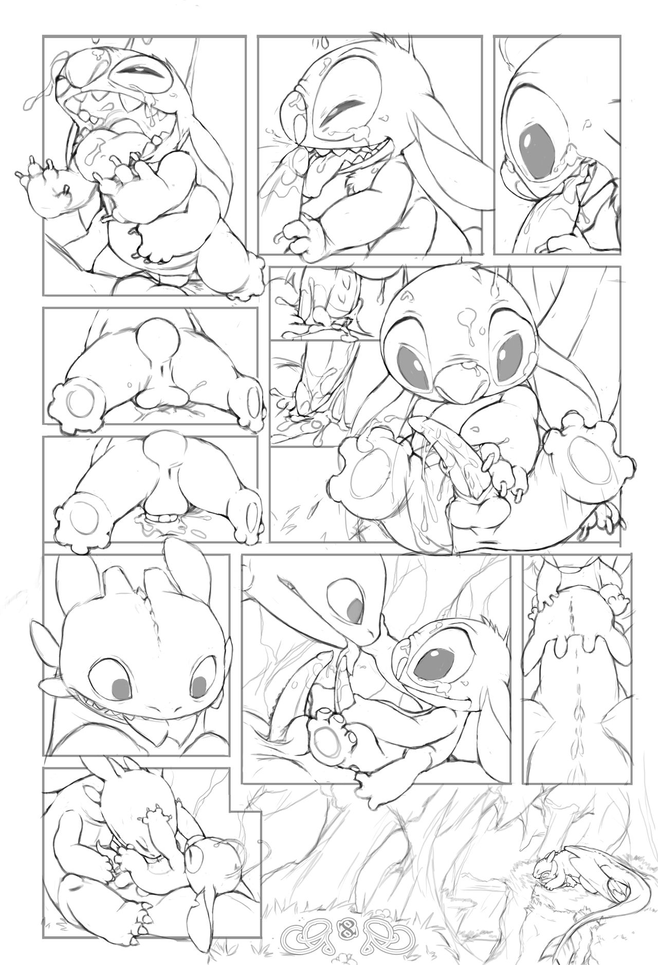 Stitch vs. Toothless page 9 full