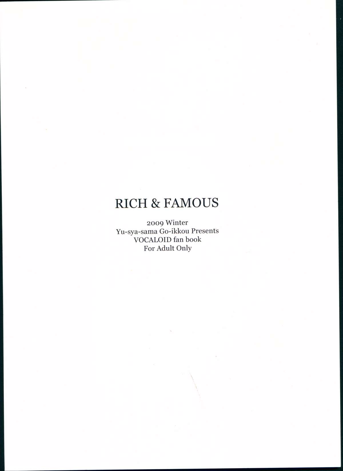 RICH &amp; FAMOUS page 2 full