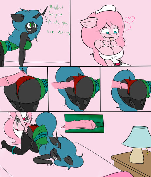 Unespected Checkup and Shower Time with fluffle puff and queen chrysalis page 3 full