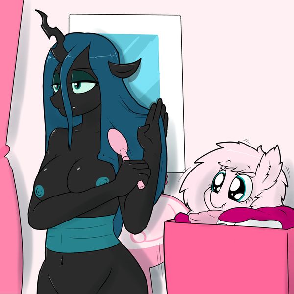 Unespected Checkup and Shower Time with fluffle puff and queen chrysalis page 7 full