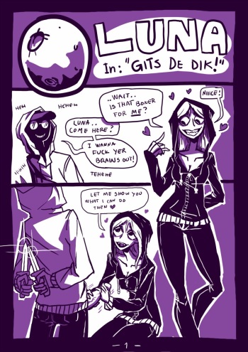 Luna in ''Gits De Dik!'' cover