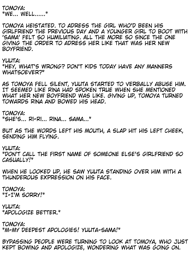 Kyousei M Onabake Choukyou ~Kouhai ni Netorarete Couple no Dorei ni Sareta Senpai~ | The forced feminization training ~ The NTR'ed senpai who was made the slave of the couple who were his kouhai ~ page 10 full