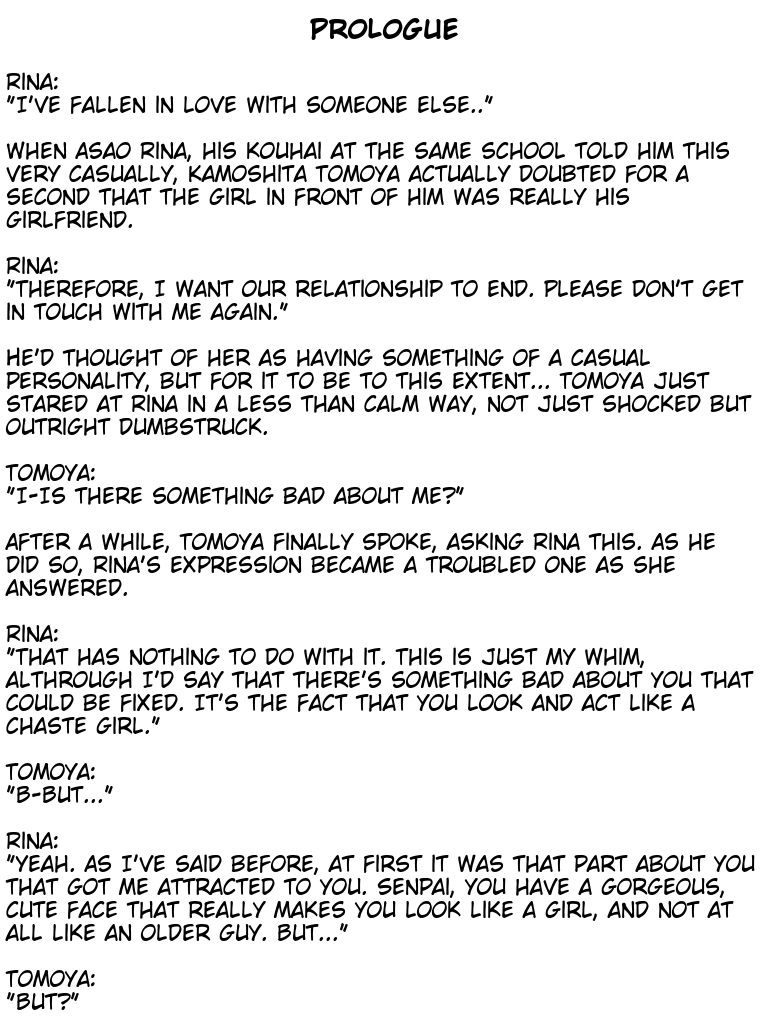 Kyousei M Onabake Choukyou ~Kouhai ni Netorarete Couple no Dorei ni Sareta Senpai~ | The forced feminization training ~ The NTR'ed senpai who was made the slave of the couple who were his kouhai ~ page 3 full