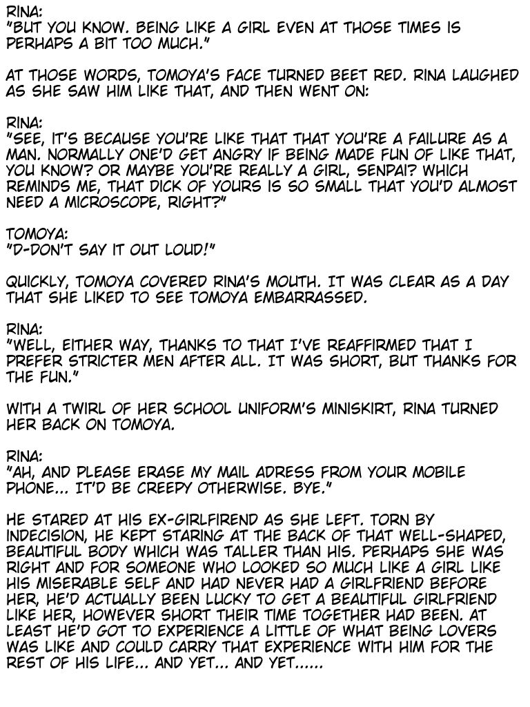 Kyousei M Onabake Choukyou ~Kouhai ni Netorarete Couple no Dorei ni Sareta Senpai~ | The forced feminization training ~ The NTR'ed senpai who was made the slave of the couple who were his kouhai ~ page 4 full