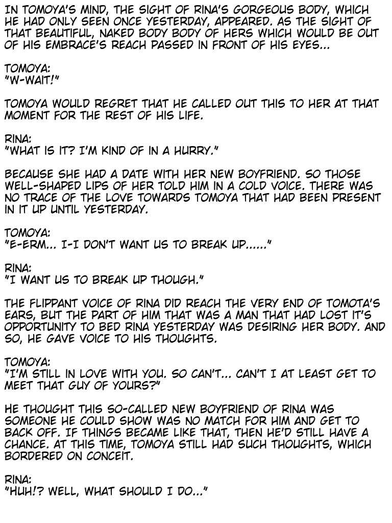 Kyousei M Onabake Choukyou ~Kouhai ni Netorarete Couple no Dorei ni Sareta Senpai~ | The forced feminization training ~ The NTR'ed senpai who was made the slave of the couple who were his kouhai ~ page 5 full