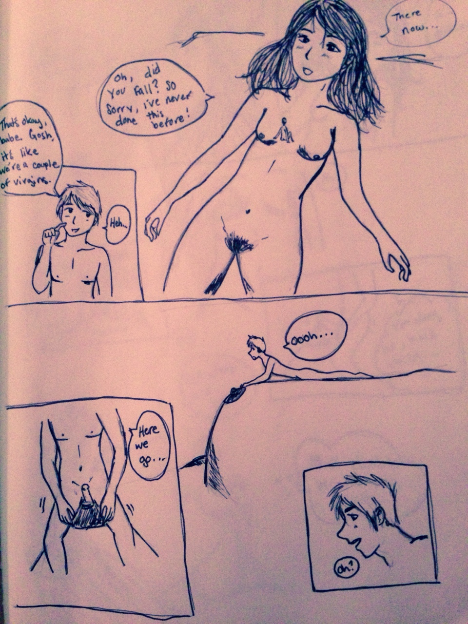 Giantess Vore Comic page 1 full