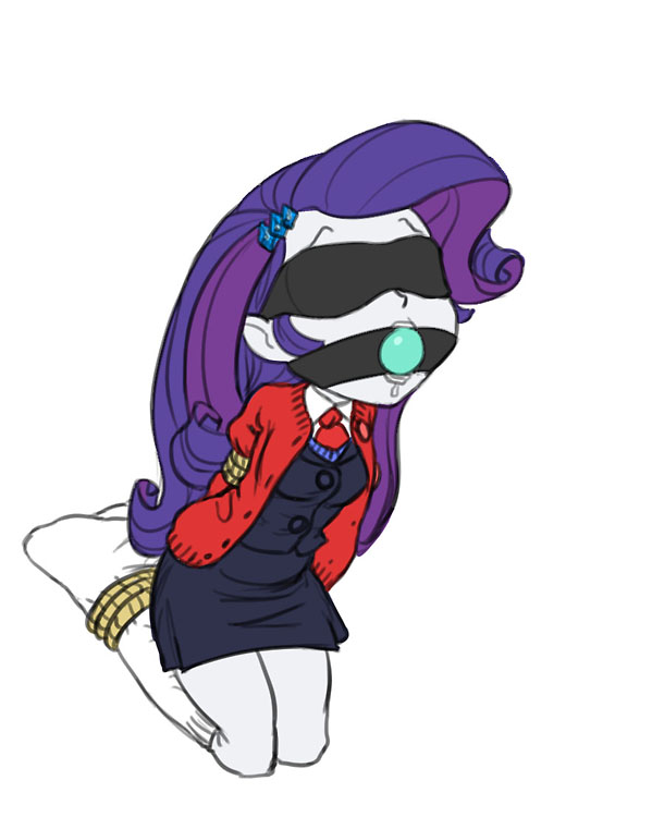 Rarity Bukkake Bondage page 1 full
