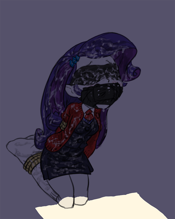 Rarity Bukkake Bondage page 8 full