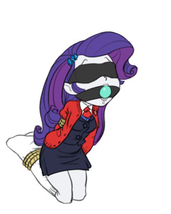 Rarity Bukkake Bondage