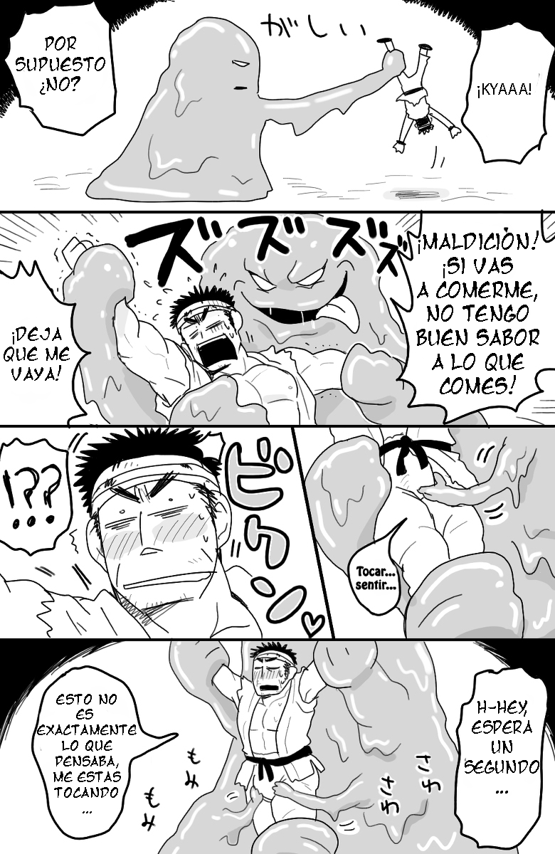 Doujinshi Final fantasy Parody - Luchador x Mago blanco - Spanish page 3 full