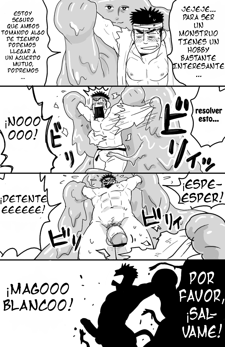 Doujinshi Final fantasy Parody - Luchador x Mago blanco - Spanish page 4 full