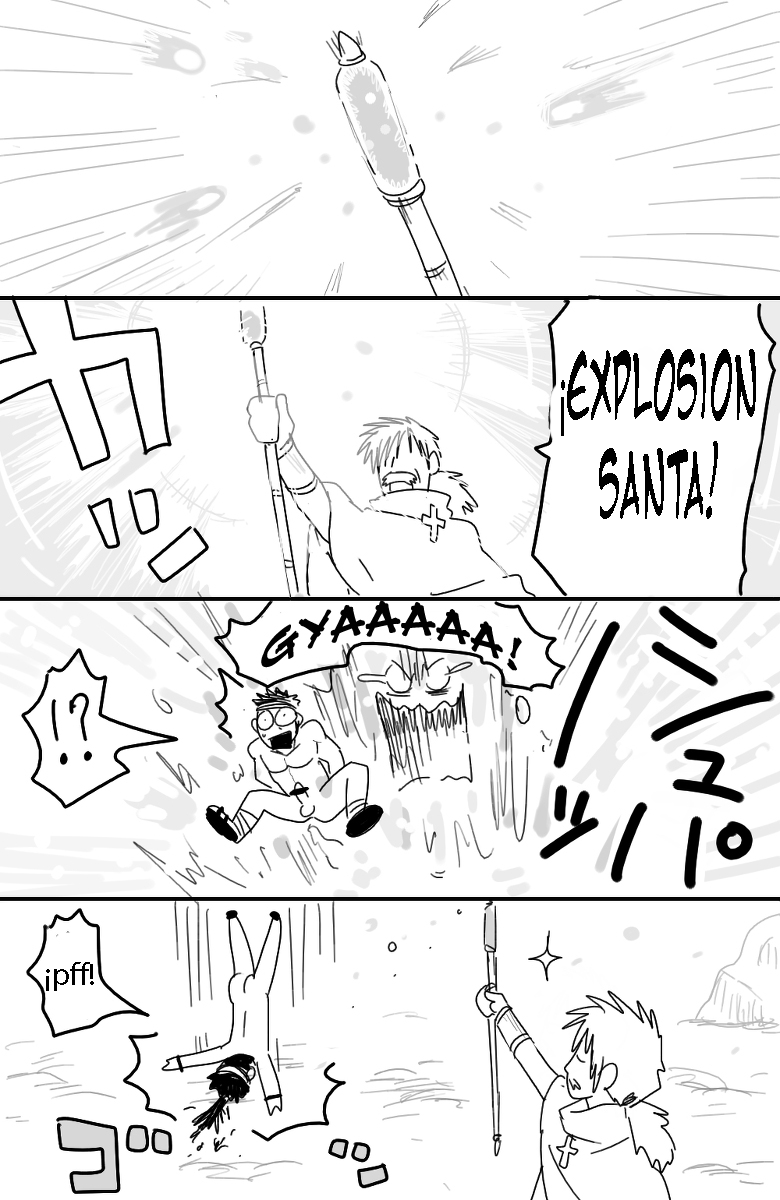 Doujinshi Final fantasy Parody - Luchador x Mago blanco - Spanish page 7 full