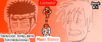 Doujinshi Final fantasy Parody - Luchador x Mago blanco - Spanish cover