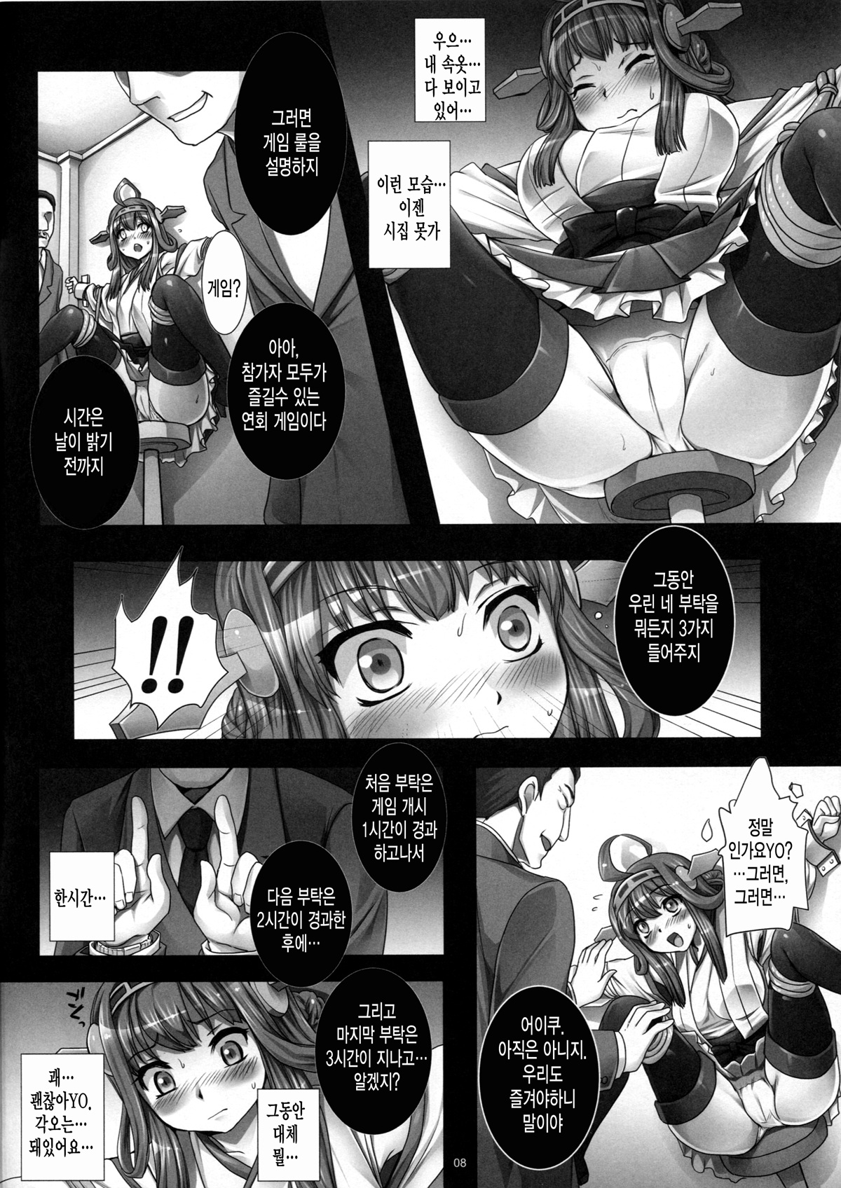Kanochi Game ~Teitoku no Tame ni Shintai o Sashidashita Kenage na Kongou o Inran Choukyoushite Tanoshimu Shinshi no Kai~ page 7 full