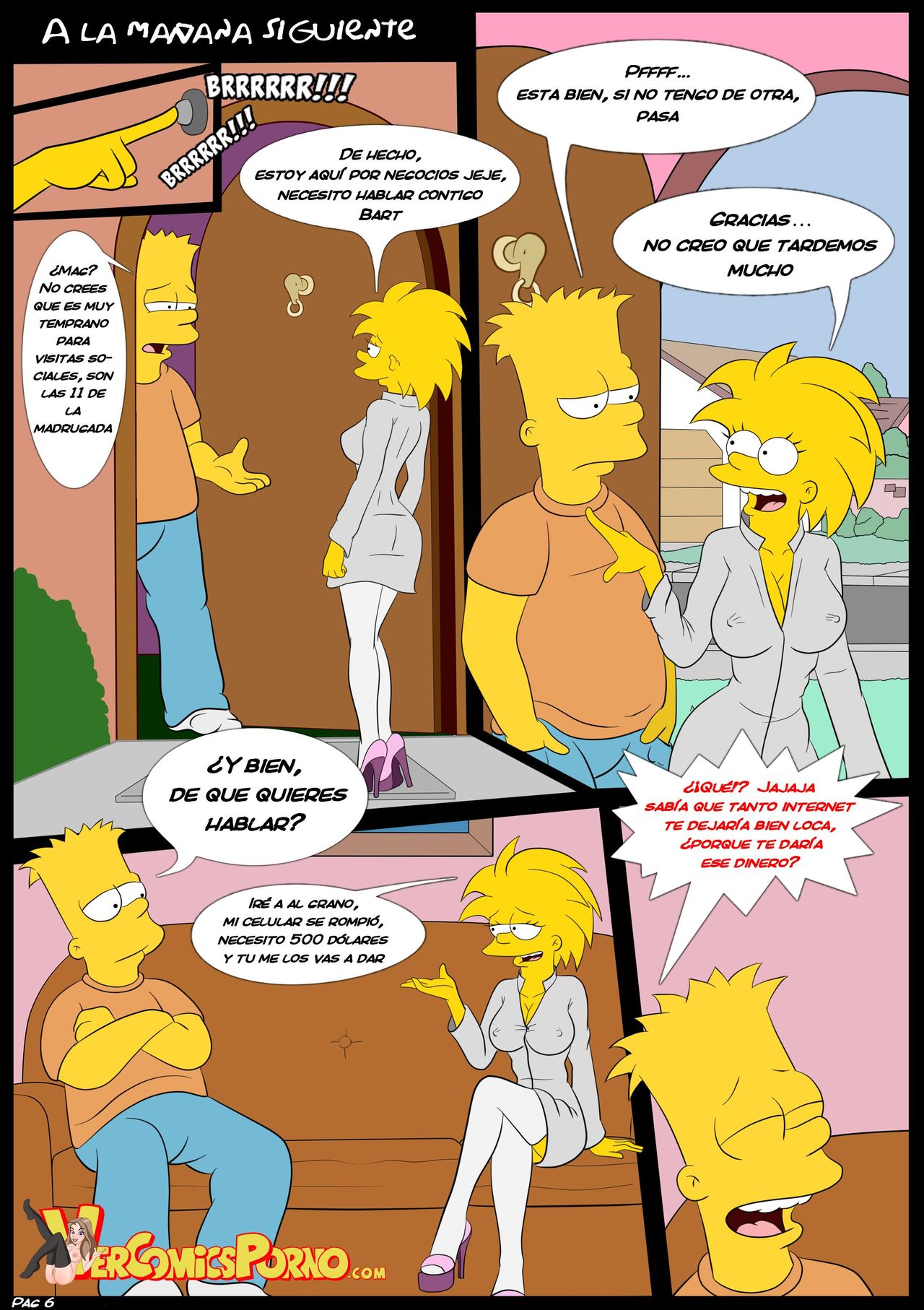 Los Simpsons: Viejas Costumbres 2: La Seduccion page 7 full