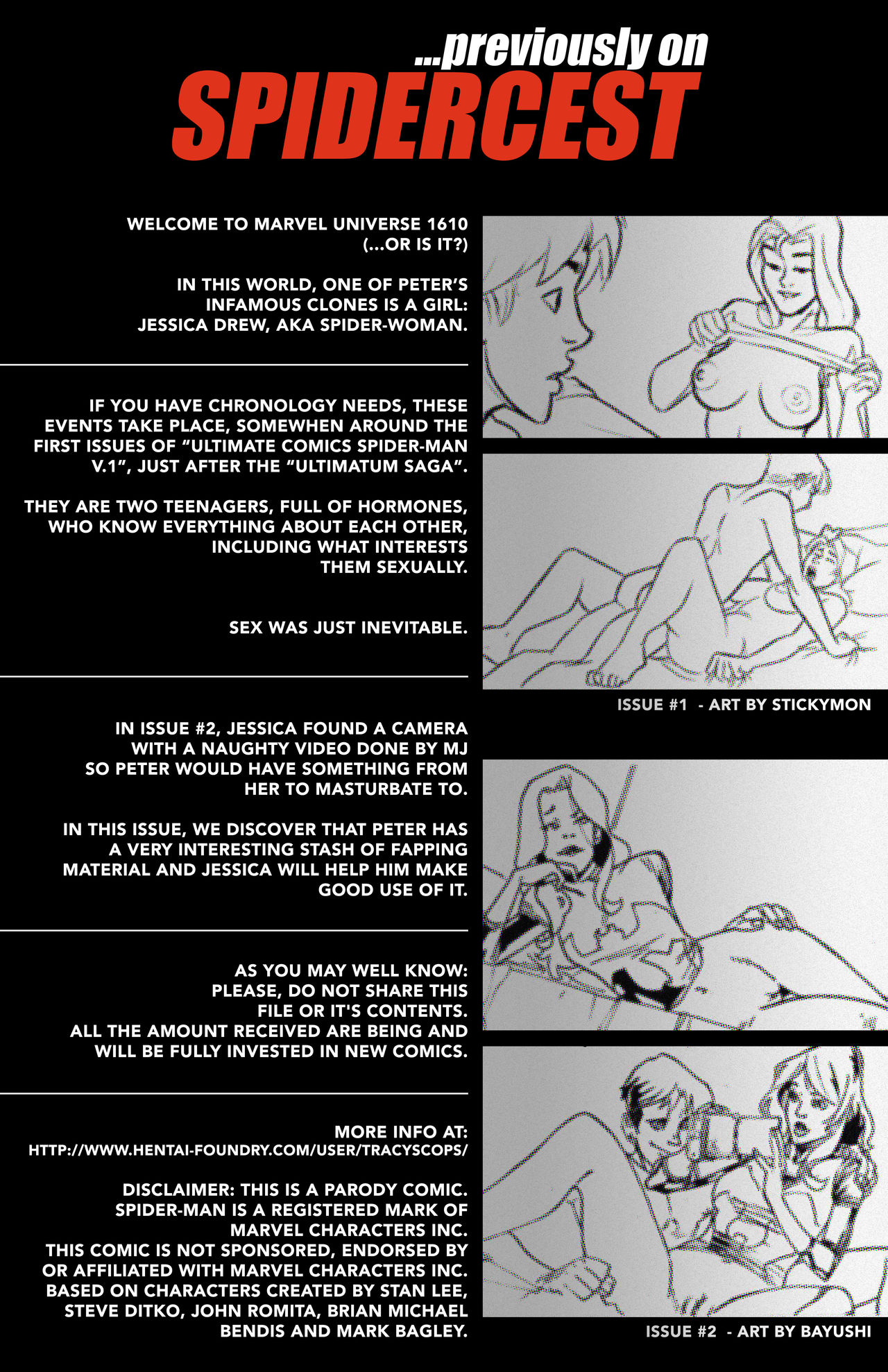 Ultimate Spider-Man XXX 3 - Spidercest - all-night clonebangers page 2 full
