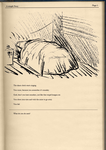 Caesarcub - Interactive Fiction - A Simple Story cover