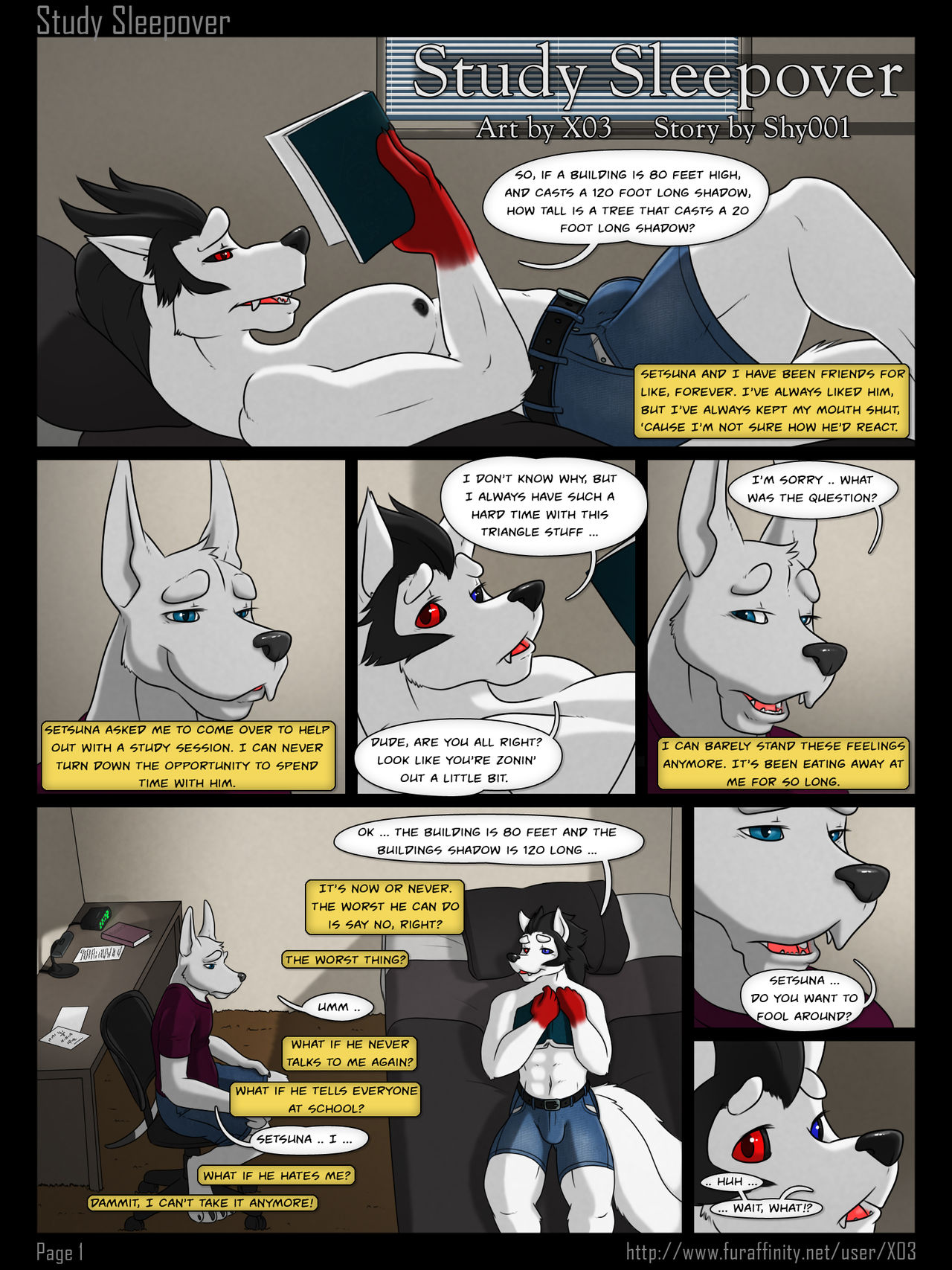 Study Sleepover page 1 full