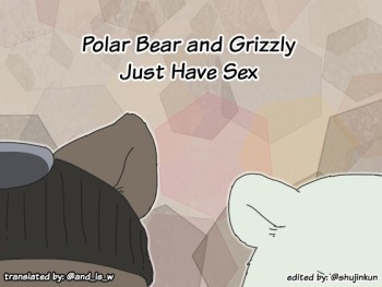 Shirokuma-san to Haiiroguma-san ga Ecchi suru dake | Polar Bear and Grizzly Just Have Sex cover