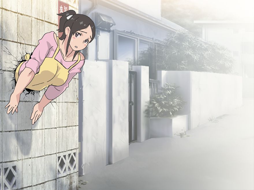 Kabe ni Hamatte Ugokenai! 4 Oku-san Naijonokou no Maki page 5 full