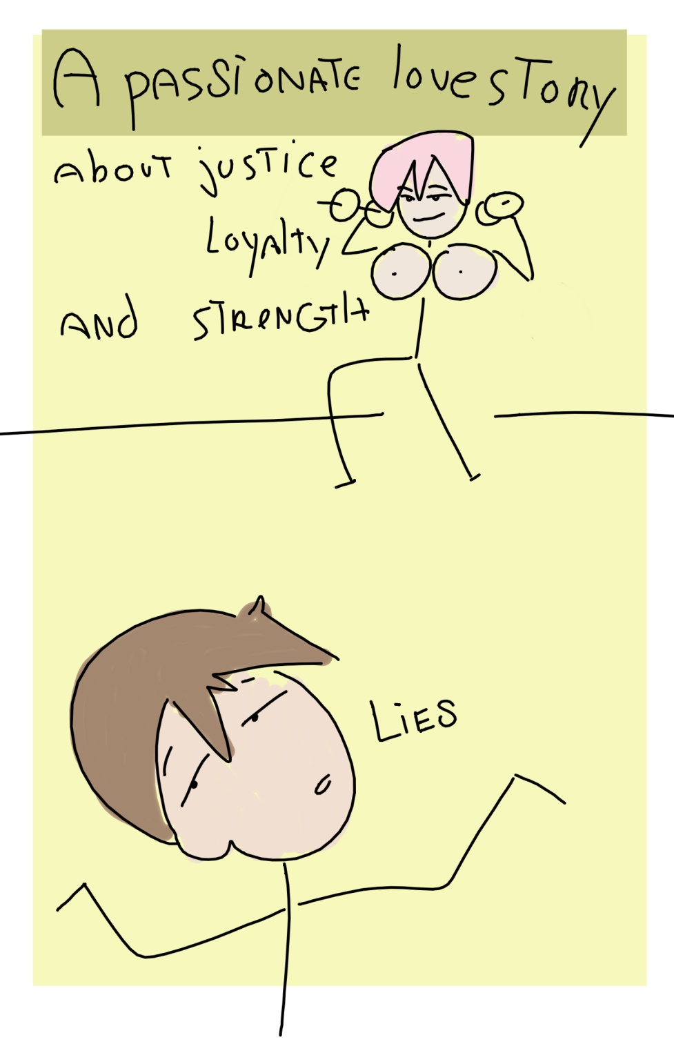 A Passionate Lovestory about Justice, Loyalty and Strength page 1 full