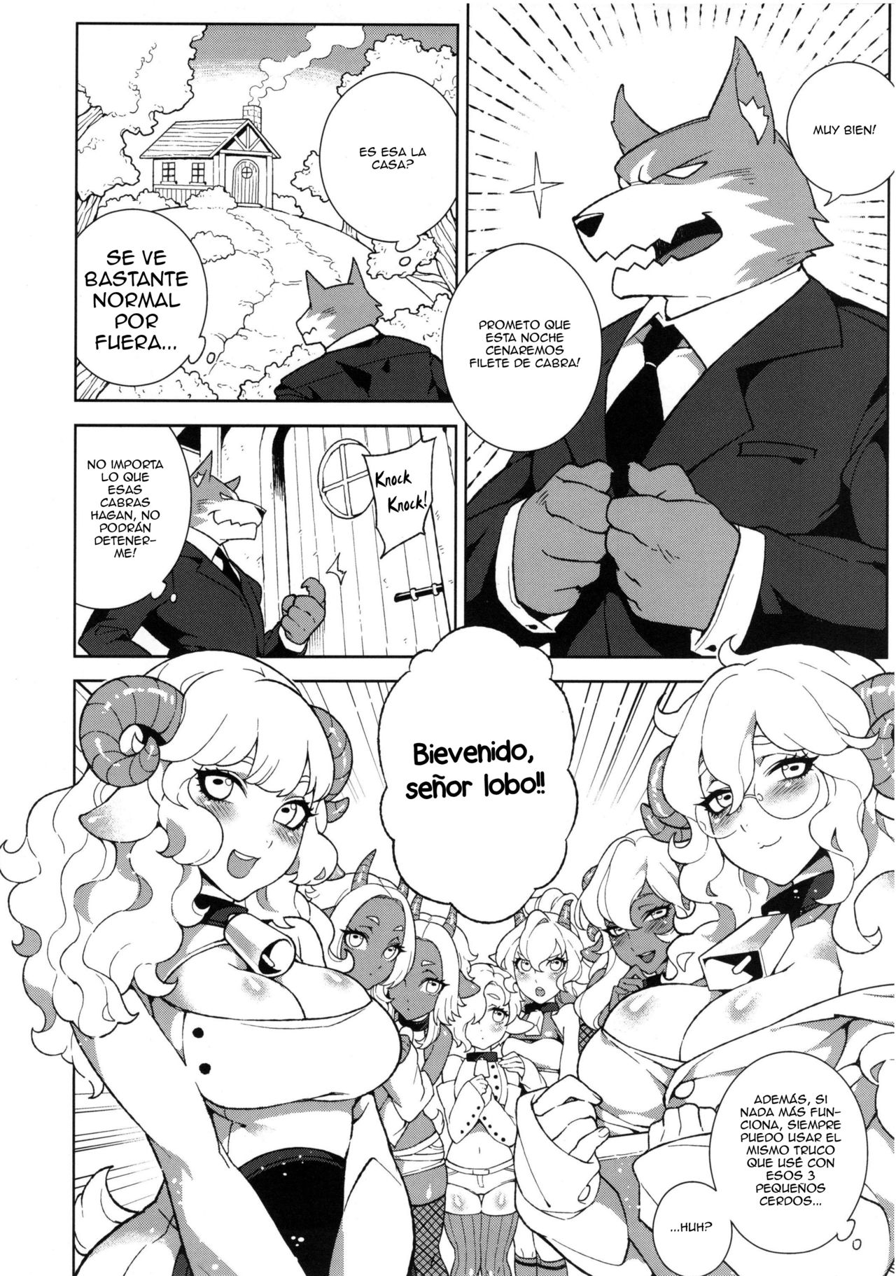 Dounen Hakai ~Ookami to Nanahiki no Kohitsuji~ |  Destrucción de la niñez #5 ~El lobo y las 7 pequeñas cabras~ page 6 full