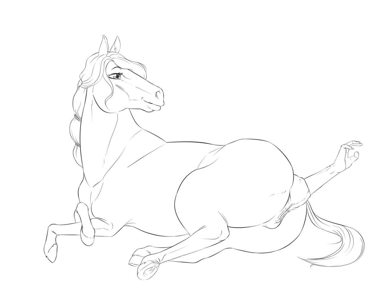 Horse Anal Vore page 1 full