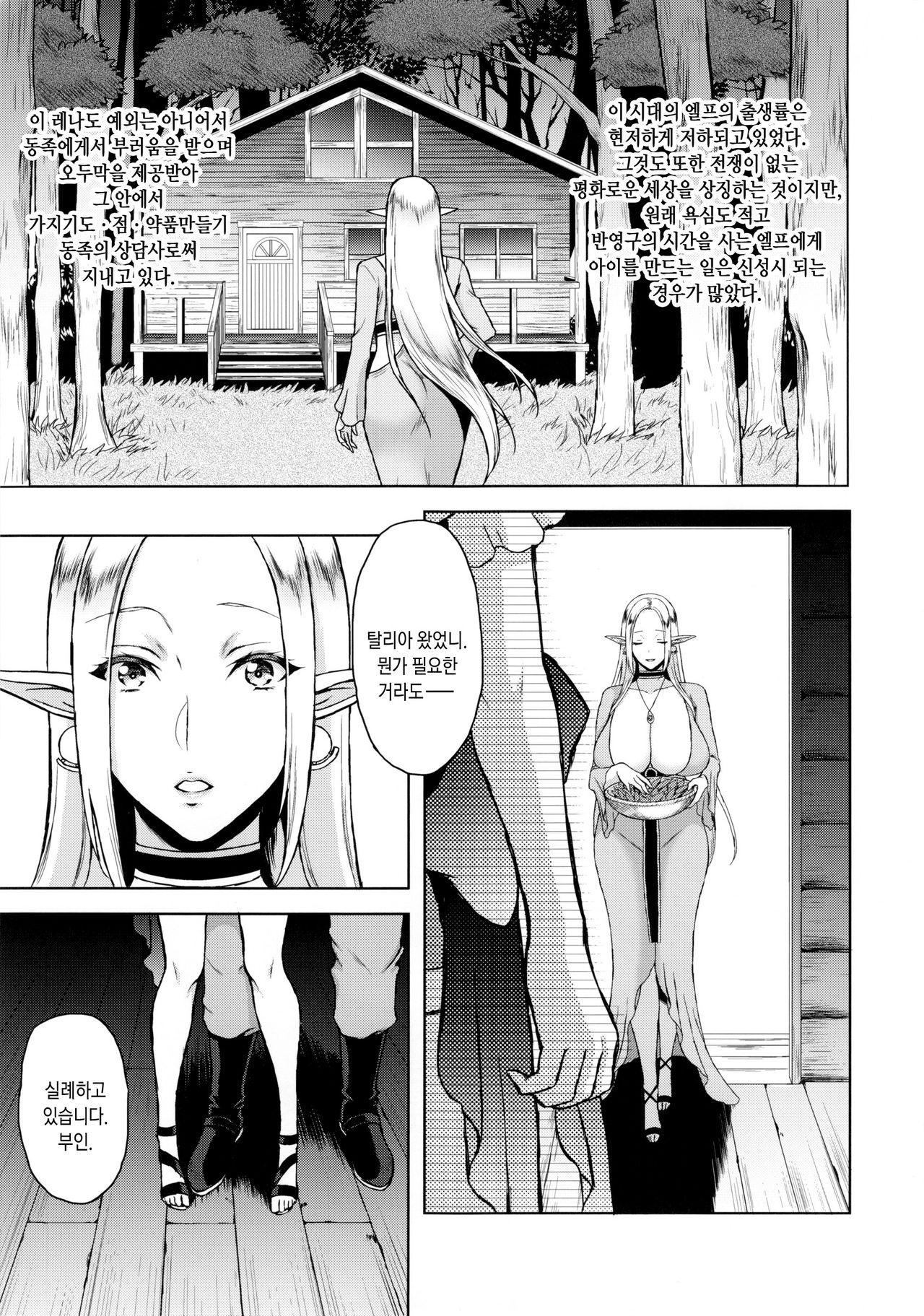 Kaihana - Ochita Elf Tsuma page 7 full