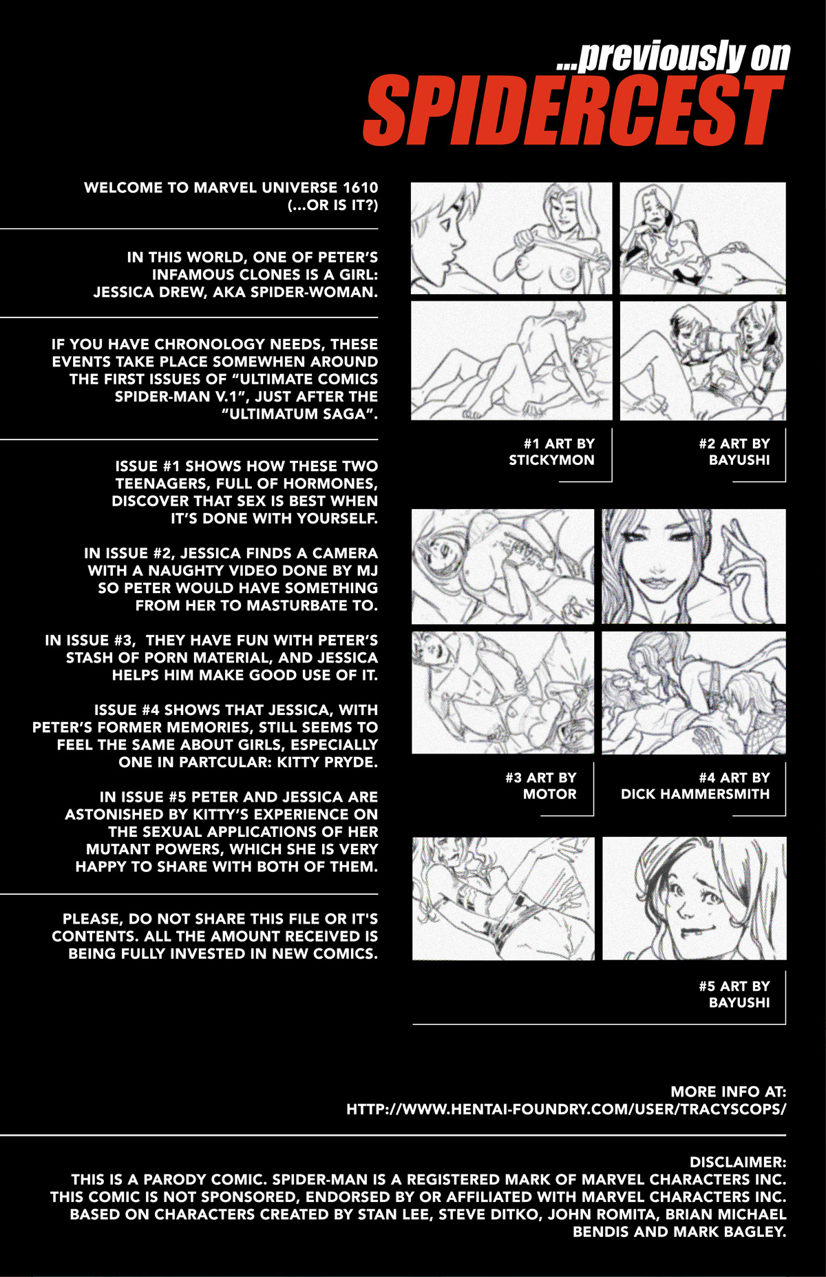 Ultimate Spider-Man XXX 6 - Spidercest - what parker luck? page 2 full