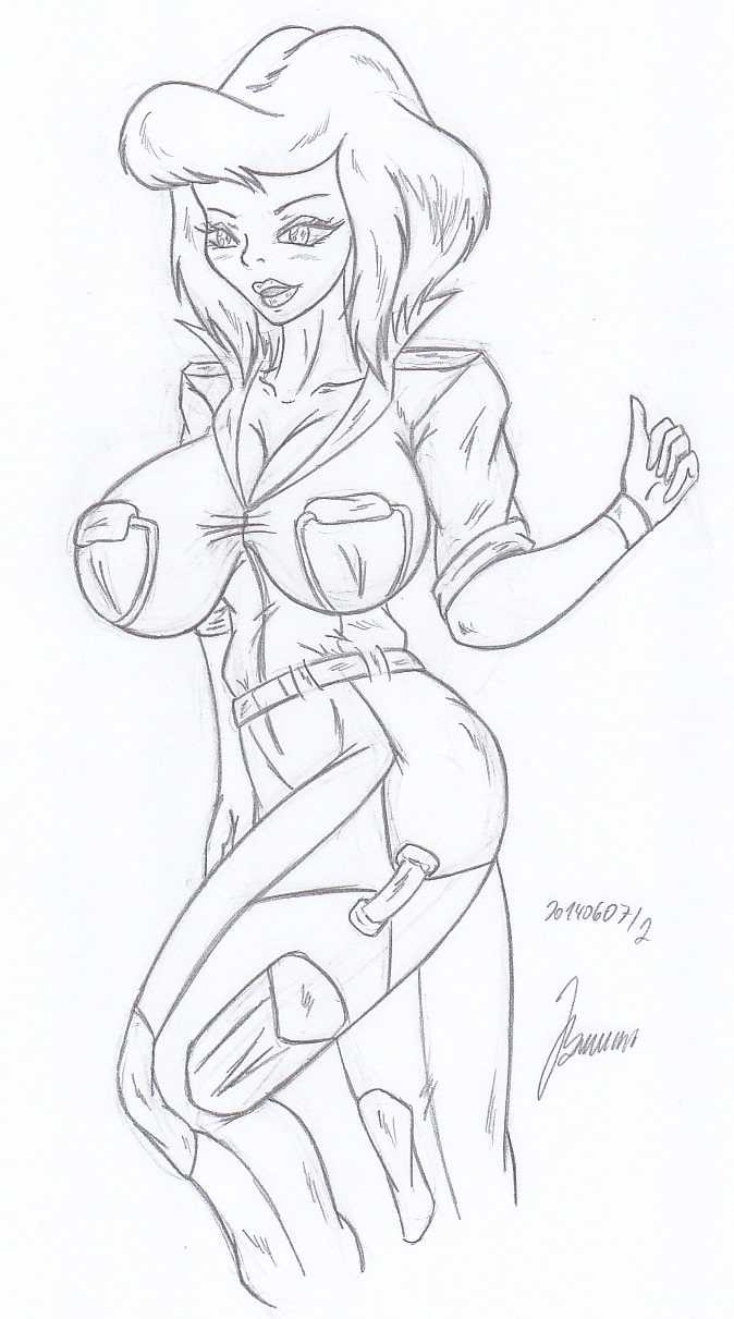 April O´Neil _ My miny _ Sketch work_2 page 5 full