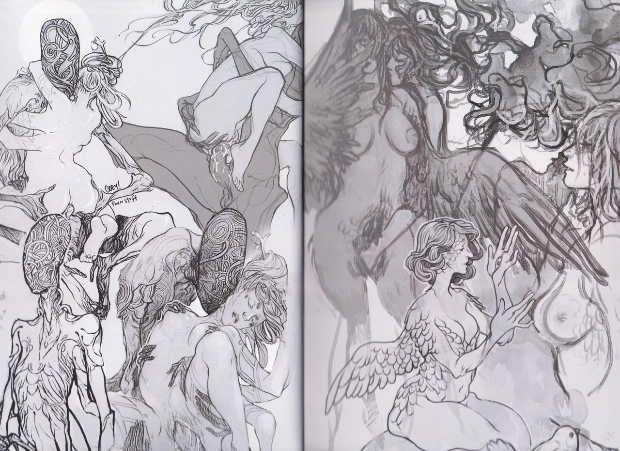 Monsters &amp; More: An 18+ Sketchbook by Coey Kuhn page 7 full