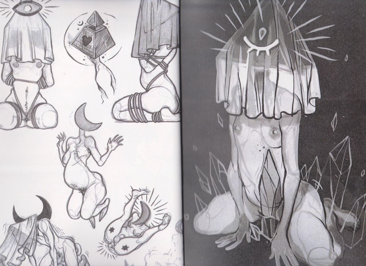 Monsters &amp; More: An 18+ Sketchbook by Coey Kuhn page 9 full