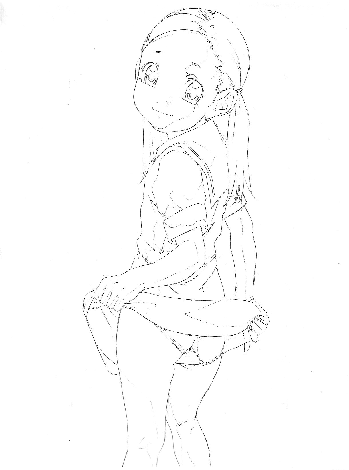 Original Rough Genga Copy Shuu page 2 full
