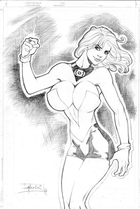 Arisia Rrab of Green Lantern page 5 full