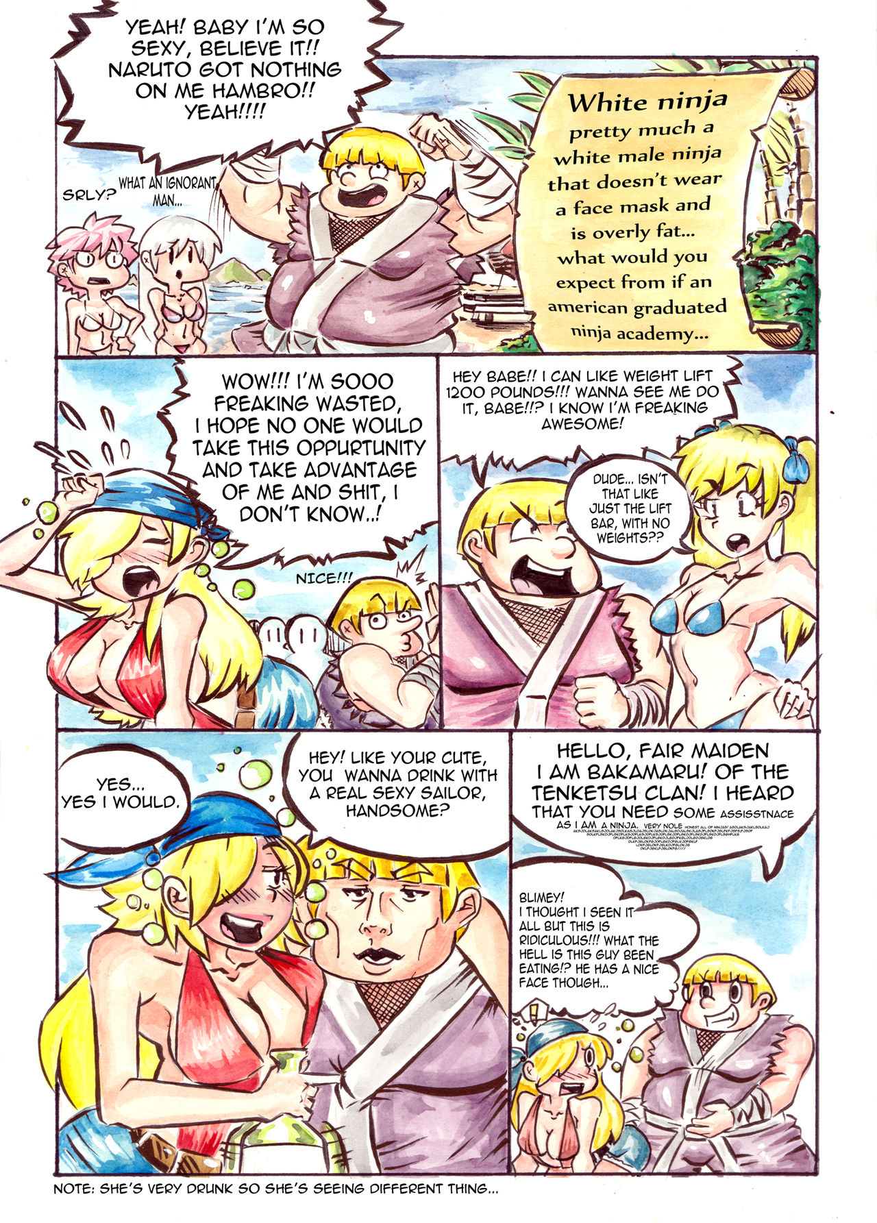 Overlord Bob's Pirates vs Ninjas page 1 full