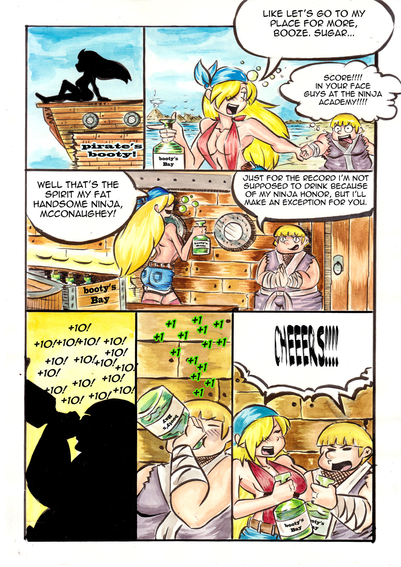 Overlord Bob's Pirates vs Ninjas page 2 full