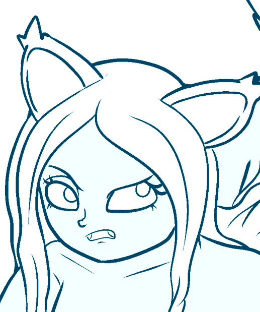 Wolf Girl Strip page 1 full