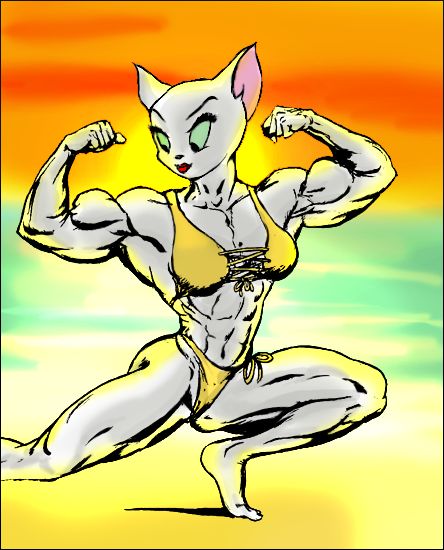 Tom and Jerry - Toodles Galore Muscles page 8 full