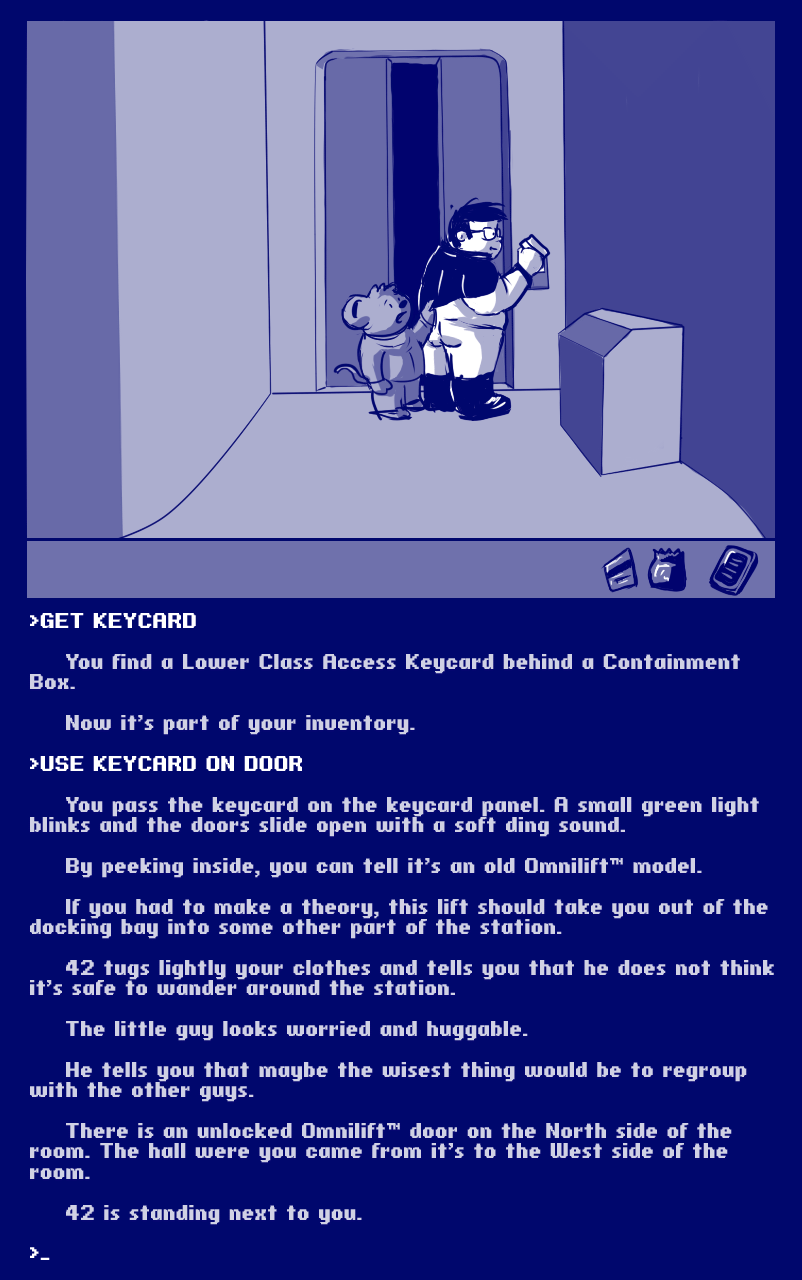 Caesarcub - Interactive Fiction - Space Adventure page 7 full