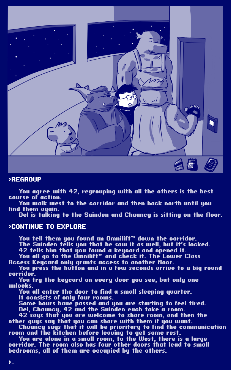 Caesarcub - Interactive Fiction - Space Adventure page 8 full