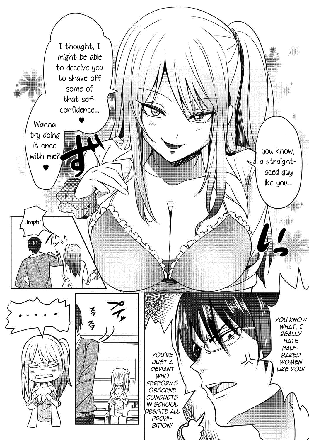 Bitch-chan vs. Megane-kun | Bitch vs. Glasses page 4 full