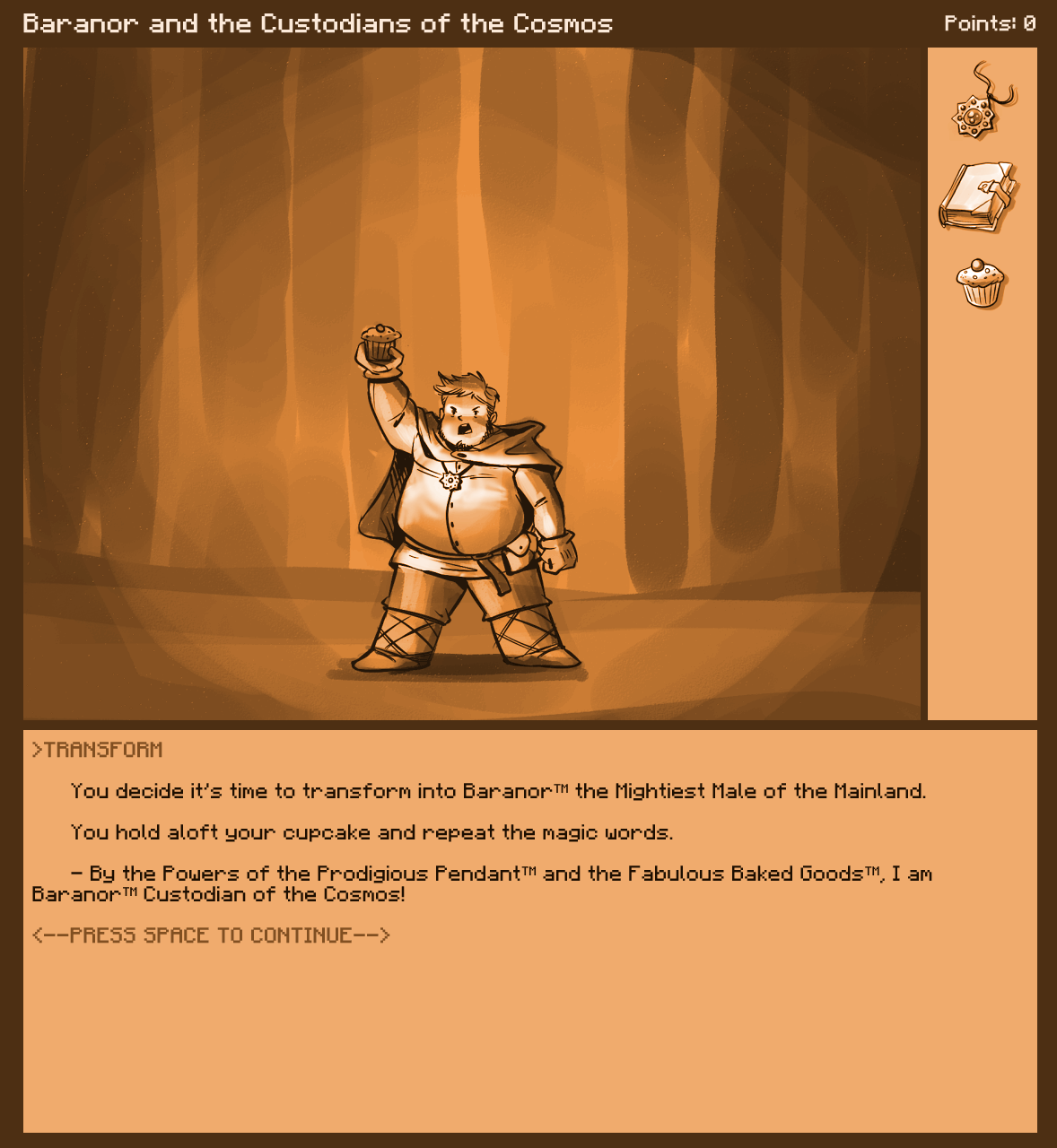 Caesarcub - Interactive Fiction - Baranor and the Custodians of the Cosmos page 3 full
