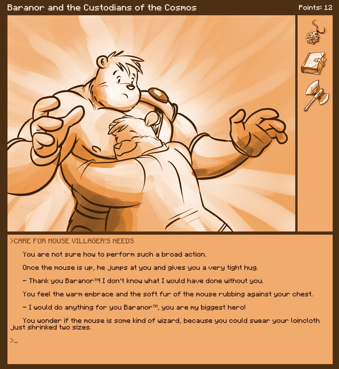Caesarcub - Interactive Fiction - Baranor and the Custodians of the Cosmos page 7 full
